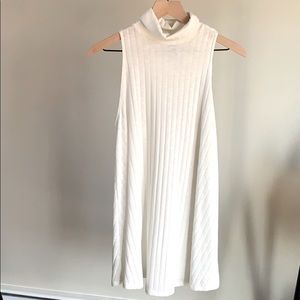 Ribbed Turtle Neck Dress - Size M